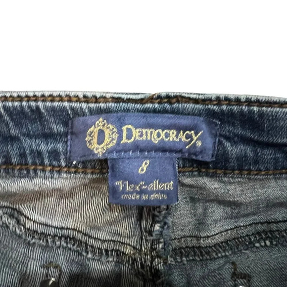 "Ab"solution® Roll Cuff Embroidered Plus Girlfriend Jean "Flex"-Ellent - Picture 6 of 7